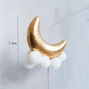 Decoración de Pastel de Dragón Acrílico con Nubes y Luna, para el Festival de Primavera y Año Nuevo, con Miel y Dulzura - Product Image 3