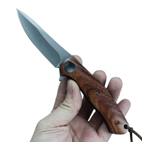 Couteau d'extérieur super pointu en gros d'usine couteau de chasse de camping haute dureté