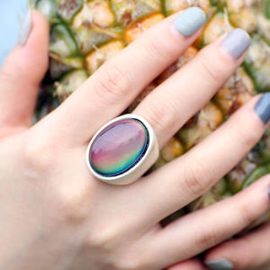 2021 di nuovo Modo Antico In Argento Sterling Cambiamento di Colore Magico Big Pietra Preziosa Dei Monili di Pietra Top Anello di Umore <span class=keywords><strong>per</strong></span> <span class=keywords><strong>la</strong></span> <span class=keywords><strong>Festa</strong></span> <span class=keywords><strong>della</strong></span> <span class=keywords><strong>Mamma</strong></span> regalo - Product Image 1