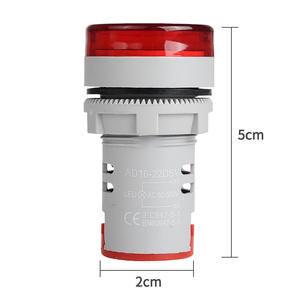 Indicateur de tension numérique LED ST16V- 22mm, voyant lumineux, voltmètre, mesure de tension AC, testeur, instruments électriques Z33 - Product Image 5