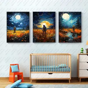 Vải sơn tường nghệ thuật Phi Hành Gia đóng khung doanh nhân Poster tích cực báo giá tường POSTER