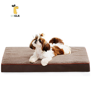 Ur Elk Egg Crate Foam Pet Bed Mat Dog Bed with Removable Washable Cover