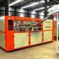 Machine de soufflage rotative entièrement automatique à chauffage intégré, modèle 8966, ligne haute vitesse pour bouteilles d'eau de qualité alimentaire, garantie 5 ans