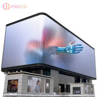 90 Derece Dik Açılı Köşe 3D LED Reklam Ekranı LED Ekran Video Duvarı Pantalla Led Billboard Dış Mekan Sabit LED Ekran