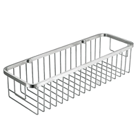 Panier d'angle de salle de bain en acier inoxydable en forme de triangle en métal Étagère de douche Support organisateur de rangement mural