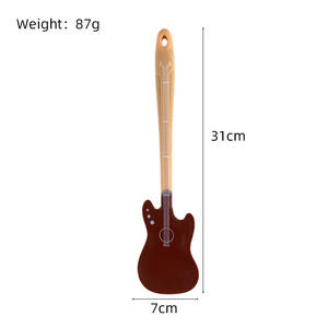 En stock <span class=keywords><strong>Grattoir</strong></span> en silicone créatif monobloc, <span class=keywords><strong>grattoir</strong></span> en forme <span class=keywords><strong>de</strong></span> <span class=keywords><strong>guitare</strong></span>, outil <span class=keywords><strong>de</strong></span> cuisson créatif - Product Image 6