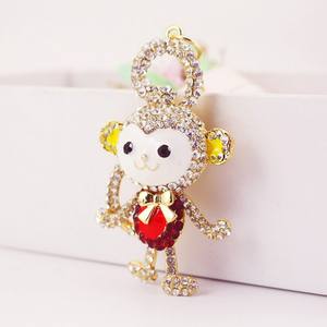 Crystal Long Tailed <span class=keywords><strong>Monkey</strong></span> Car Llavero Animal Llavero - Product Image 6
