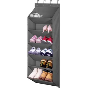 Hot Sell Durable Hanging Storage Schuh Organizer über Tür Lagerung Hanging Shoe Storage Rack