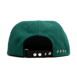 Vintage Stijl 5 Paneel Ongestructureerde Groene Custom Borduurwerk Patch Logo Mannen Custom Verstelbare Snapback Hoed Cap - Product Image 5