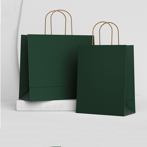 Bolsas de Compras de Lujo con Diseño de Logotipo Personalizado, Bolsas de Regalo al por Mayor, Bolsas de Papel Kraft para Llevar Comida con Asas - Product Image 3