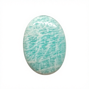 UDGEMS Modelo 590 Cabujón de Amazonita Verde Natural de Forma Ovalada, Piedra Preciosa Suelta para la Fabricación de Joyas - Product Image 1