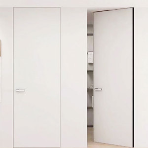 Habitación interior <span class=keywords><strong>sin</strong></span> marco Puerta invisible <span class=keywords><strong>Puertas</strong></span> de madera para casa - Product Image 5