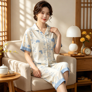 Vestaglia estiva da donna leggera <span class=keywords><strong>in</strong></span> stile cardigan con maniche corte e pantaloncini, disponibile anche <span class=keywords><strong>in</strong></span> taglie plus. - Product Image 4