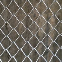 Malla de Alambre Galvanizada y Recubierta de PVC de Alta Calidad con Orificios en Forma de Diamante, Rollo de 10 pies para Cercas de Seguridad y Protección del Hogar