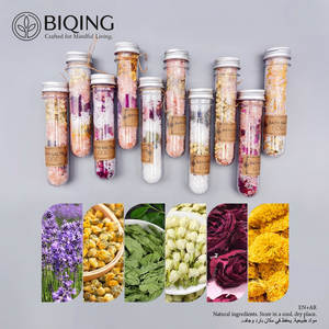 Sales de Baño con Flores, Exfoliante Corporal, Gommage Corporal, Bombas de Baño, Sets de Regalo, Sal Marina <span class=keywords><strong>para</strong></span> Baño, Tarro de Sales de Baño, Baño Relajante - Product Image 1