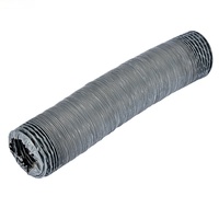 Tuyau de ventilation flexible en PVC résistant au feu, moulé, taille personnalisable, léger et durable pour l'évacuation des systèmes CVC