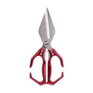 Jin Yan <b>Kitchen</b> Scissors Stainless Steel Large Headed Chicken Bone Shears Versatile Use Red Silver Gold Color - Product Image 4