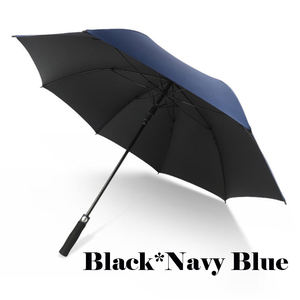 <span class=keywords><strong>Parapluie</strong></span> droit semi-<span class=keywords><strong>automatique</strong></span> personnalisé de 27 pouces à long manche, parapluies de golf à 8 baleines, style américain, cadeaux d'affaires, LOGO en fibre de verre - Product Image 5