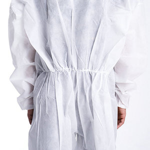 Combinaison jetable blanche pour peintres, combinaison de peintre grande taille, combinaison de travail unisexe avec fermeture éclair et poignets élastiques - Product Image 3