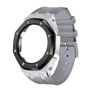 Kit de Modification de Montre G-Shock GA2100 Tendance avec Bracelet en Caoutchouc, Lunette en Métal et Boîtier en Acier Inoxydable pour <span class=keywords><strong>GA2110</strong></span>, avec Couronne - Product Image 5