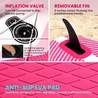 Rancoo Warehouse Livraison gratuite Planche de paddle gonflable de course et de pêche Stand up SUP