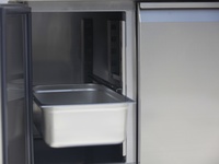 Équipement de cuisine pour restaurant commercial, réfrigérateur sous comptoir en acier inoxydable 304, refroidissement par ventilateur, 3 portes, capacité 400L