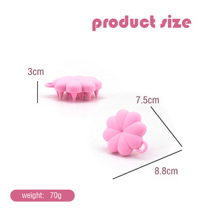 Masseur en silicone de qualité alimentaire, outil de toilettage pour animaux de compagnie, <span class=keywords><strong>brosse</strong></span> de nettoyage pour le bain des chiens, en stock pour les petits animaux, fournitures de bain et de toilette - Product Image 4