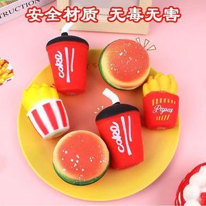 " Juguete antiestrés de simulación de comida: patatas fritas, cola y hamburguesa, para aliviar el estrés en adultos y niños, de liberación lenta. - Product Image 2