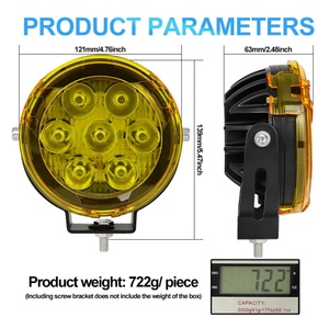 Faro Antiniebla LED Súper Brillante de 4.5 Pulgadas para Trabajo, Conducción, Auto, SUV, Todoterreno, Motocicleta, ATV, UTV, Autobús, Camión, 10-32V - Product Image 4