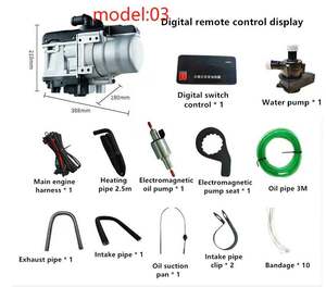 Calentador de Agua de Estacionamiento de Gasolina Webasto de 12v/24v, 5kw/10kw, Popular, para Camiones, Furgonetas y <span class=keywords><strong>Autocaravanas</strong></span> - Product Image 6