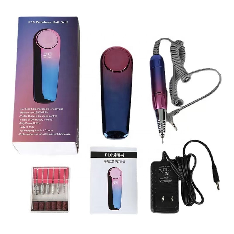 Bewinner Elektrische Nagelfräse – 35000 U/min, Perfekt Für Maniküre & Pediküre Zuhause