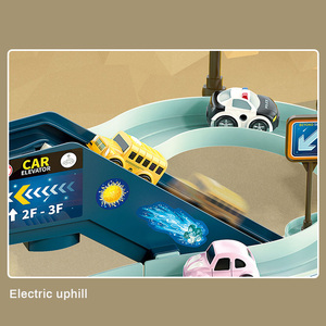 Ensemble de jeu de <span class=keywords><strong>Garage</strong></span> pour enfants, jeu de <span class=keywords><strong>voiture</strong></span>, de course, de piste - Product Image 3