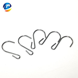 Mini 47 Mét s-shaped kẽm mạ treo sắt kim loạ<span class=keywords><strong>i</strong></span> móc bạc nhỏ công nghiệp khai thác phần cứng vớ<span class=keywords><strong>i</strong></span> đồng bằng kết thúc OEM mô hình - Product Image 4