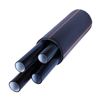 Tuyau en polyéthylène haute densité (PEHD) avec âme en silicone, durable, haute pression, pour câble électrique, vente en gros