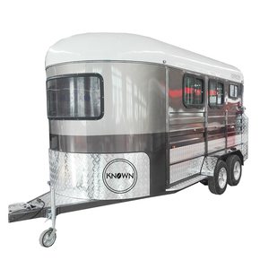 <span class=keywords><strong>Camion</strong></span> del rimorchio del galleggiante del cavallo di alta qualità dell'oem con il trasporto delle finestre della porta per l'animale del cavallo - Product Image 3