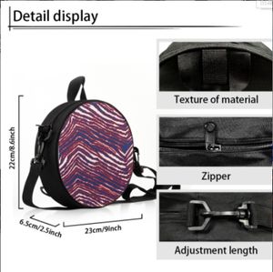 Décoration de sport de coussin de football de buffle personnalisé, cadeau pour papa fils <span class=keywords><strong>Guy</strong></span> lui, ballon de joueur de football Art bleu rouge - Product Image 4