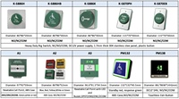 Interrupteur de déverrouillage de porte d'urgence adressable réinitialisable 2NO/2NC/2COM DPDT avec alarme incendie et point de rappel manuel, certifié CE FCC