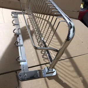 Juego de toallero de baño de diseño moderno, estante de toalla colgante de aluminio y acrílico con espacio mate, estantes de baño montados en la esquina - Product Image 2