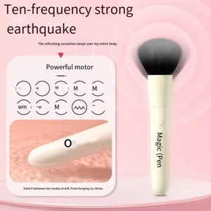 Sex for Bullet Lipstick Brush <b>Vibrator</b> Makeup Brush Mini G-Spot Clitoral Massager Adult Sex Toy for Women - Product Image 4