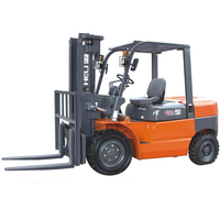 Chariot élévateur diesel contrepoidsé de 4 tonnes CPCD40 avec pneus pneumatiques pour le déchargement et le chargement en entrepôt extérieur