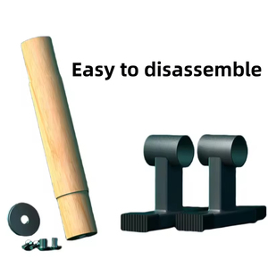 Parallettes en bois pour callisthénie, équipement de fitness, barres de pompes, ensembles de pompes pour la gymnastique à domicile - Product Image 3