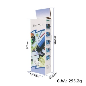 Pistola de Calor de Temperatura Constante de 220V con Enchufe Europeo, Negra, para Manualidades, Sellos de Goma, Polvo para Repujado, Plástico Termoencogible y Tubos Termocontraíbles - Product Image 3