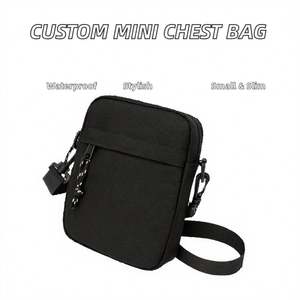 Bolso bandolera de lona con diseño de oso para mujer, estilo informal, portátil, con cierre de cremallera. - Product Image 2