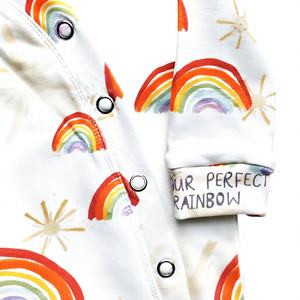 Hecho en India, 100% Algodón Orgánico, Mamelucos Unisex para Bebé con Cierre de Botones a Presión y Estilo Casual - Product Image 1