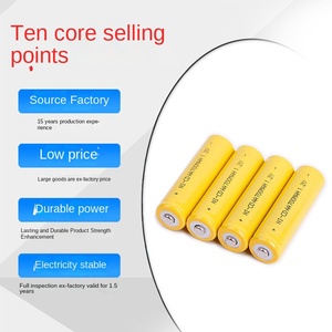 1,2V Bulk 300mAh AA Nr.5 <span class=keywords><strong>Ni</strong></span>-<span class=keywords><strong>Cd</strong></span> Wiederaufladbare Batterie für Elektrisches Spielzeug 500 Zyklen 14g Recycelbar - Product Image 2