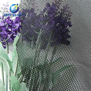 फैक्टरी उच्च गुणवत्ता 100% पॉलिएस्टर ट्रायोट सख्त काले रंग की पोशाक लड़कियों के लिए चमकदार हल्के कपड़े - Product Image 3