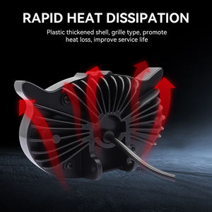 ไฟสปอร์ตไลท์ LED สำหรับมอเตอร์ไซค์ ขายดี ดีไซน์ 3 เลนส์ รูปทรงนกฮูก สองสี 30W ไฟตัดหมอกหน้ากันน้ำ สำหรับรถยนต์ รถบรรทุก - Product Image 4