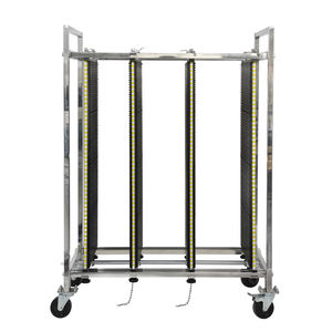 Cina nuovo marchio antistatico carrello carrello carrello per carrello mobile ESD SMT PCB portaoggetti <span class=keywords><strong>4</strong></span> ruote - Product Image 2