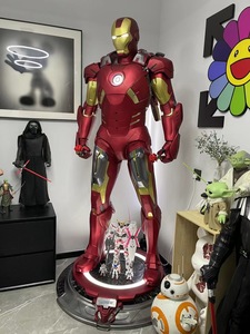 Estatua <span class=keywords><strong>de</strong></span> Iron Man MK50 <span class=keywords><strong>de</strong></span> 2.2 Metros, Figura <span class=keywords><strong>de</strong></span> Tamaño Real <span class=keywords><strong>de</strong></span> los Vengadores: Infinity War, Escultura <span class=keywords><strong>de</strong></span> Superhéroe Luminosa <span class=keywords><strong>de</strong></span> Fibra <span class=keywords><strong>de</strong></span> Vidrio para Decoración del Hogar - Product Image 5
