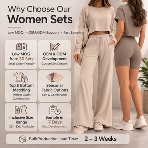 Nuova Collezione Primavera/Autunno 2026: Completo Casual da Donna <span class=keywords><strong>con</strong></span> Cardigan in Maglia, Zip, Maniche Lunghe e Cappuccio, Abbinato a Pantaloni - Product Image 6